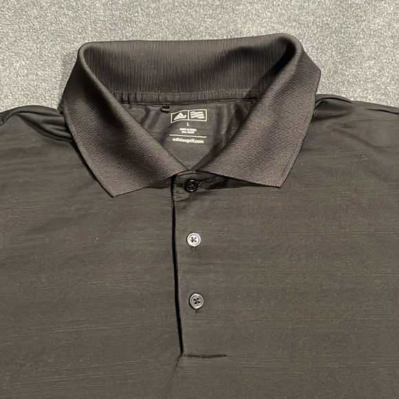 Adidas Golf Polo Shirt – Men’s L (Black) - Picture 2 of 7